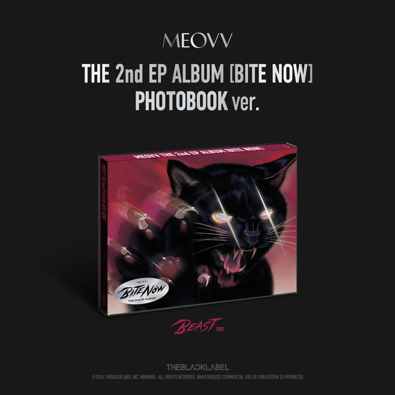 【親簽現貨】MEOVV - THE 2ND EP ALBUM [BITE NOW] (美專親簽)