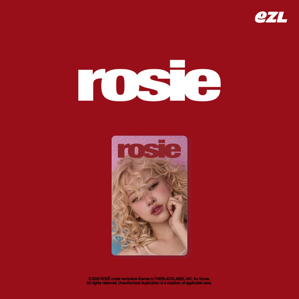 【預購】BLACKPINK ROSÉ -  EZL 多功能交通卡