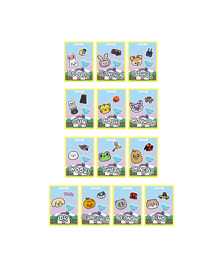 【現貨】Seventeen NANA bnb Velcro Patch Set