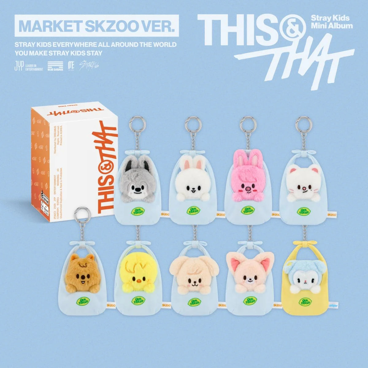 【限量預購】STRAY KIDS - 迷你10輯 [THIS & THAT]（MARKET SKZOO VER.）娃專