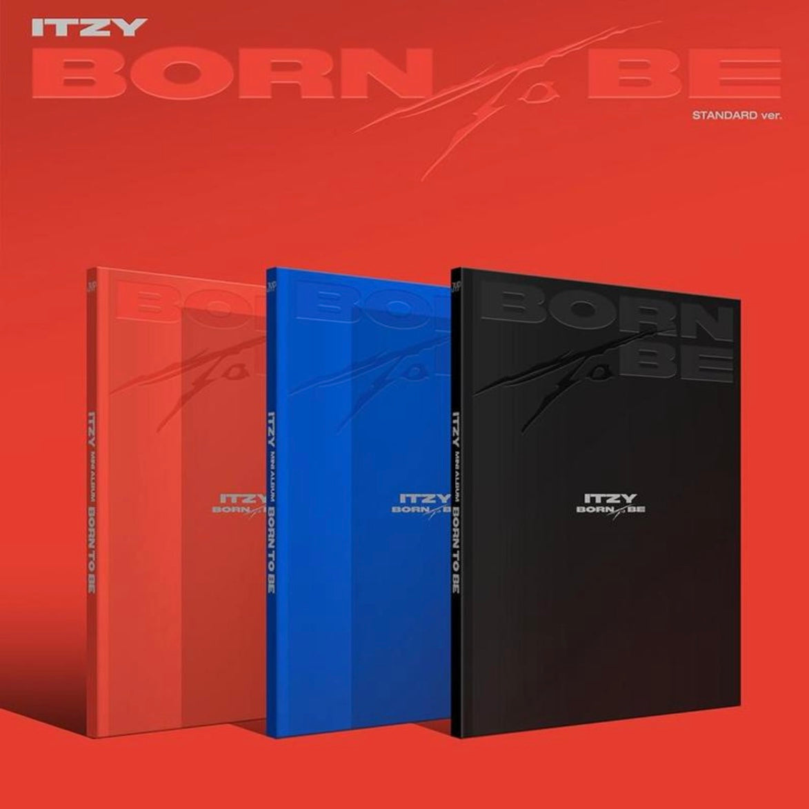 【現貨】ITZY - Born to Be (Standard ver.) 黑藍橘一套版