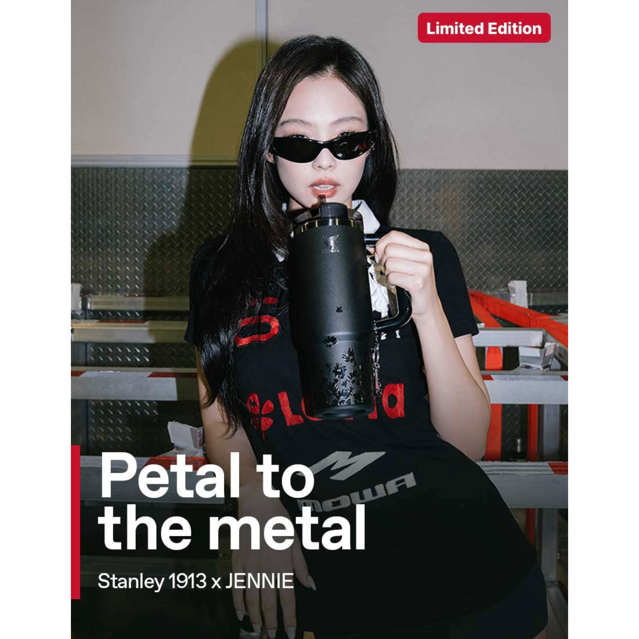 【預購】Jennie x Stanley 聯名款吸管隨手杯（含NINIBARA水豚吊飾）