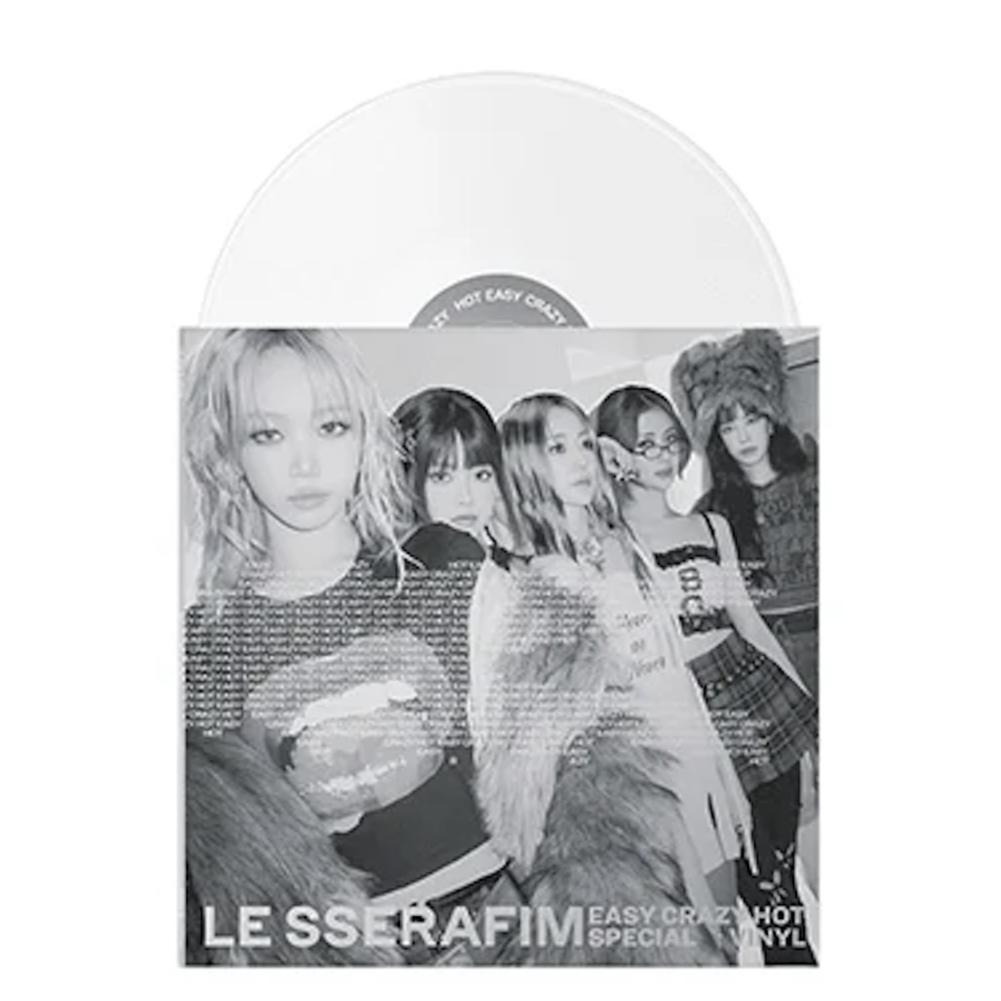 【我要撿便宜！】LE SSERAFIM - "EASY-CRAZY-HOT" Special VinyI 黑膠唱片（白色版）